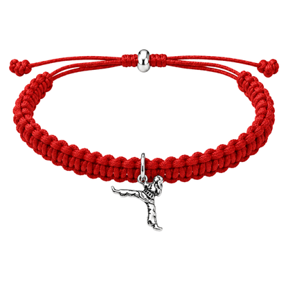 Karate Girl Adjustable Rope Bracelet