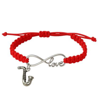 Saxophone Infinity Bracelet