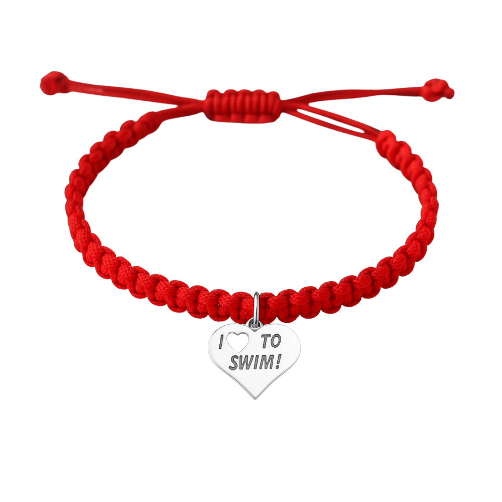 Swimming Adjustable Rope Bracelet - Pick Color & Charm