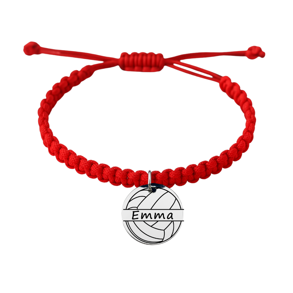 Personalized Volleyball Rope Bracelet