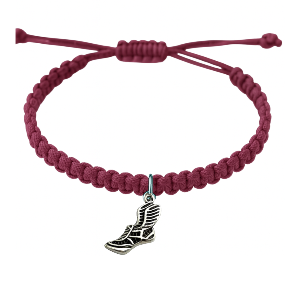 Track and Field Hanging Charm Rope Bracelet