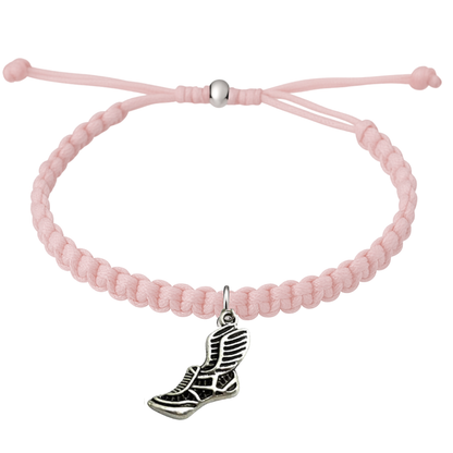Track and Field Hanging Charm Rope Bracelet