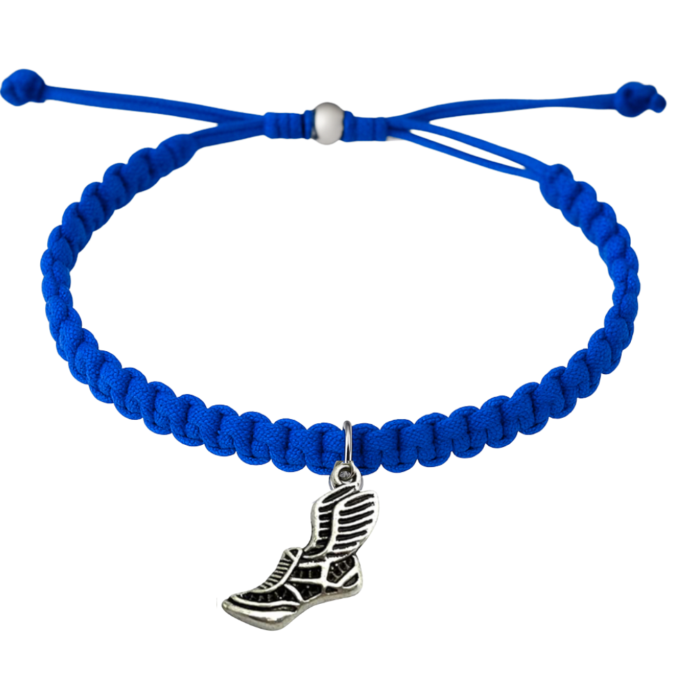 Track and Field Hanging Charm Rope Bracelet
