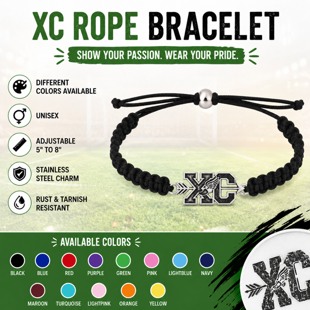 Cross country XC Rope Bracelet