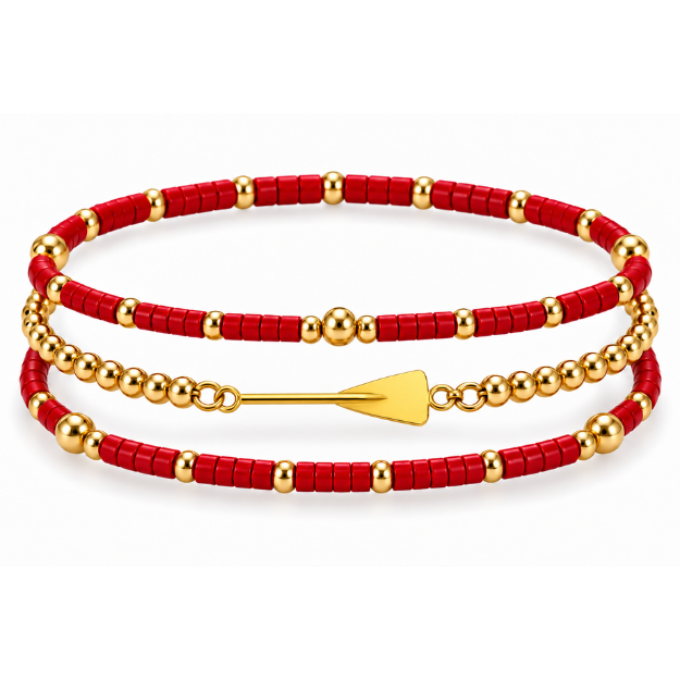 Rowing Crew Bracelet Stack
