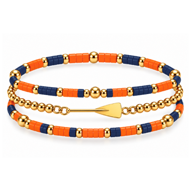 Rowing Crew Bracelet Stack