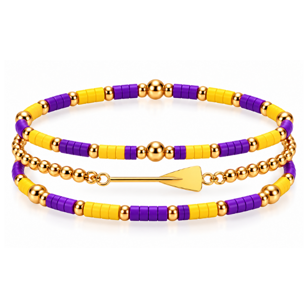 Rowing Crew Bracelet Stack