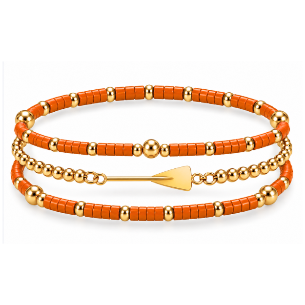 Rowing Crew Bracelet Stack