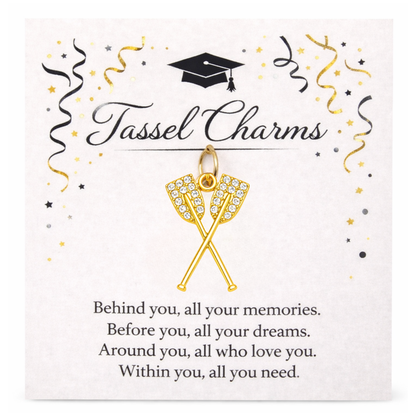 Rowing Graduation Tassel Charm