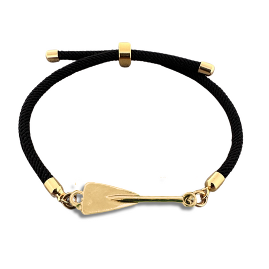 Rowing Twisted Cord Slider Bracelet