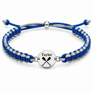 Personalized Rowing Multi Colored Adjustable Bracelet