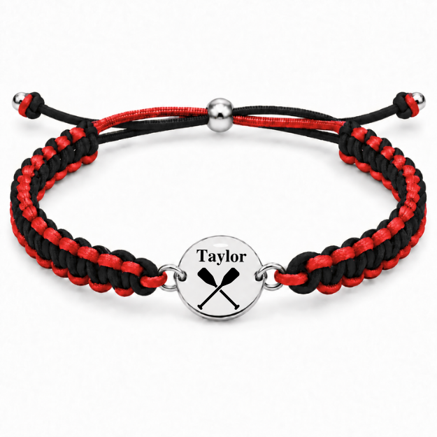 Personalized Rowing Multi Colored Adjustable Bracelet