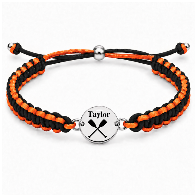 Personalized Rowing Multi Colored Adjustable Bracelet
