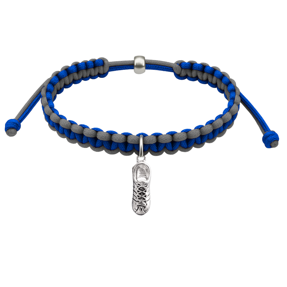 Runner Charm Multi Colored Runner Rope Bracelet