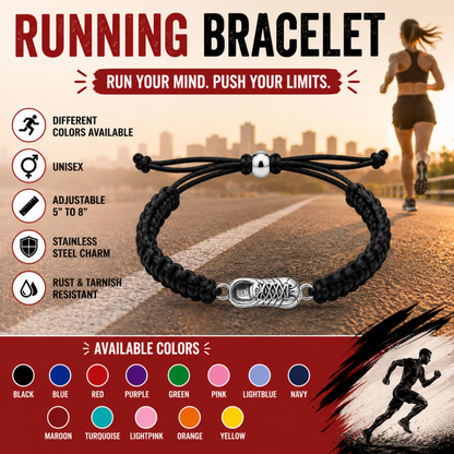 Runner Shoe Rope Bracelet - Pick Color