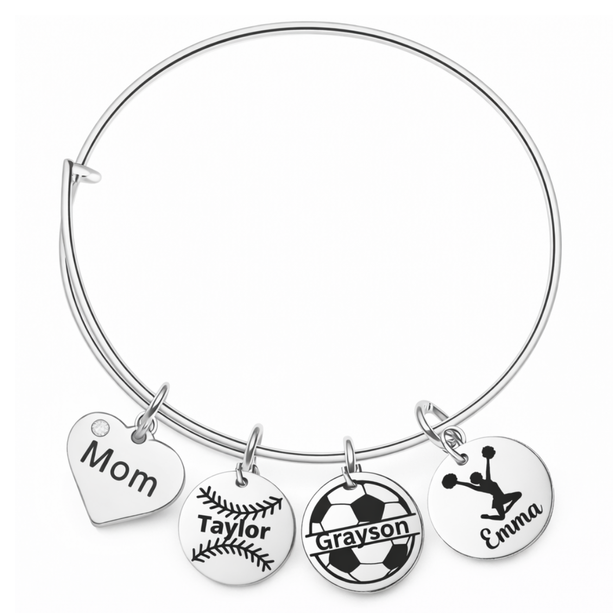 Personalized Mom Sports Bracelet
