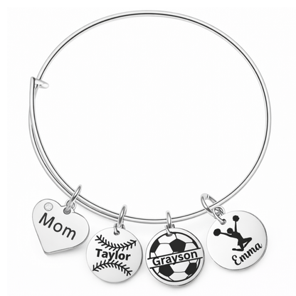 Personalized Mom Sports Bracelet