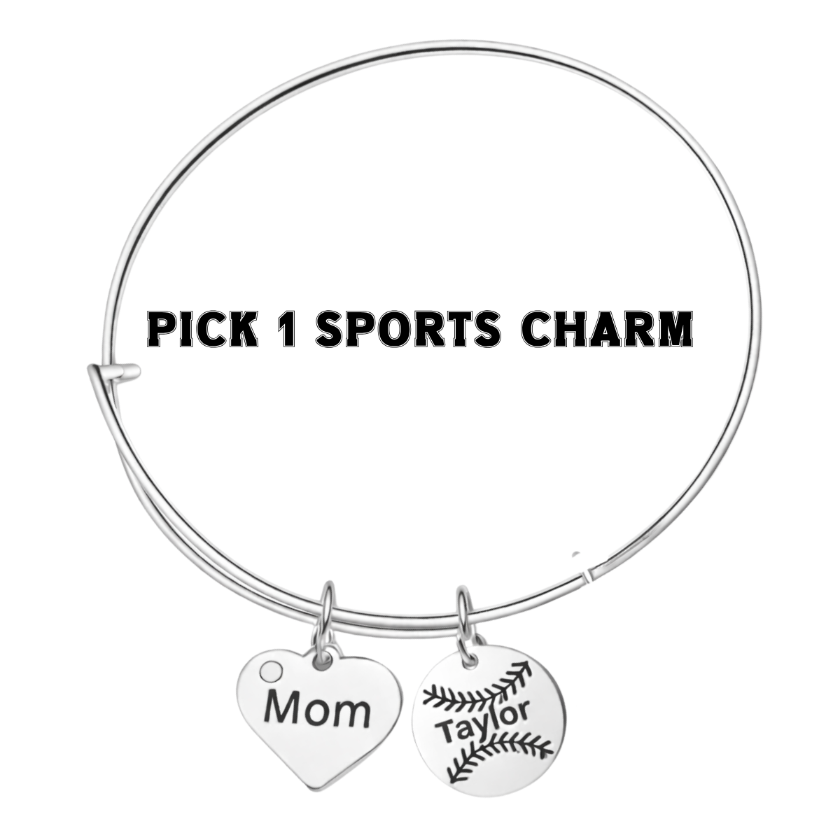 Personalized Mom Sports Bracelet