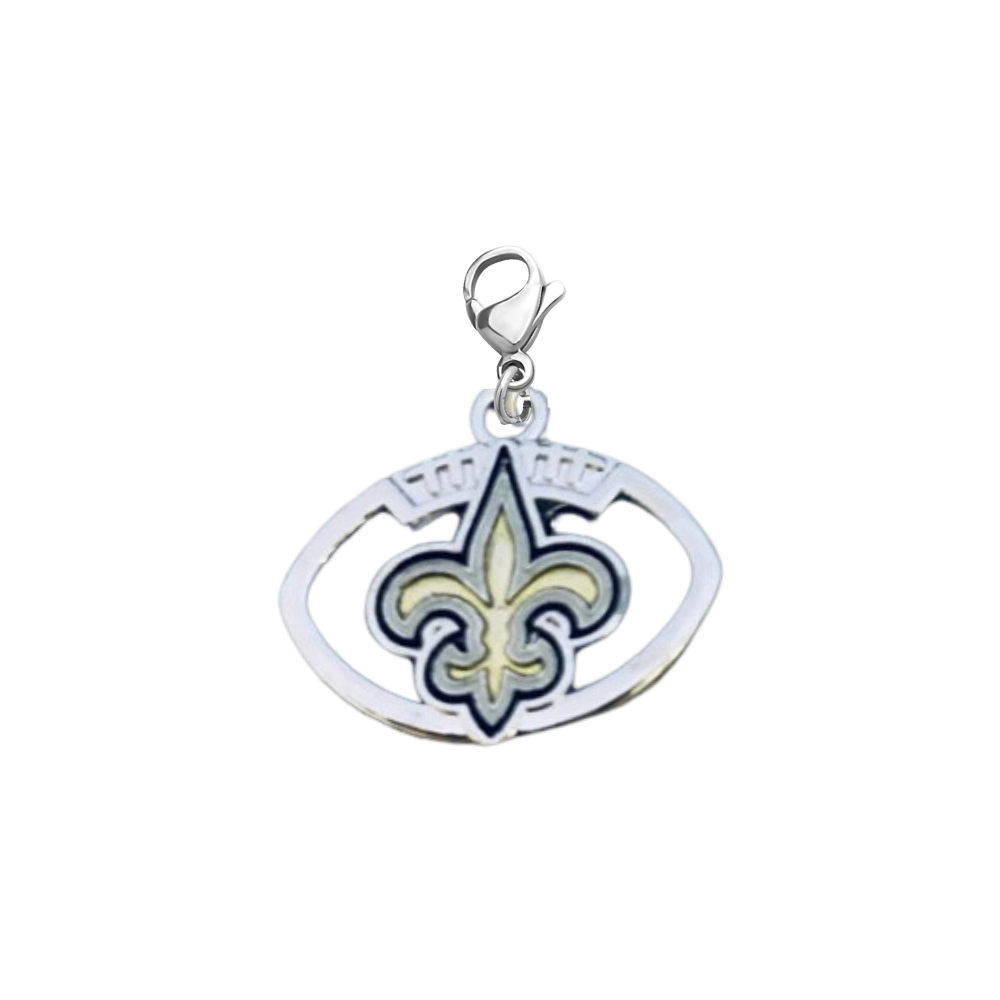 New Orleans Saints Clip On Zipper Pull