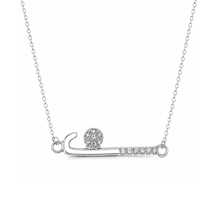 Field Hockey Stick Necklace- Pick Color