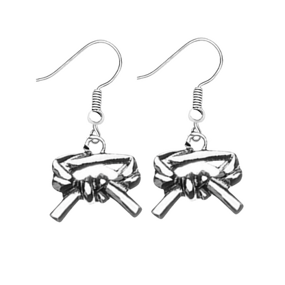 Martial Arts Belt Earrings