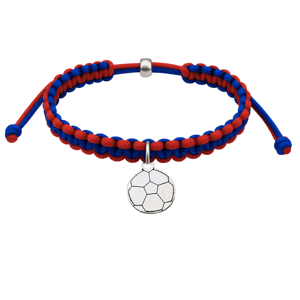 Multi Colored Soccer Hanging Charm Bracelet - Pick Colors & Charms