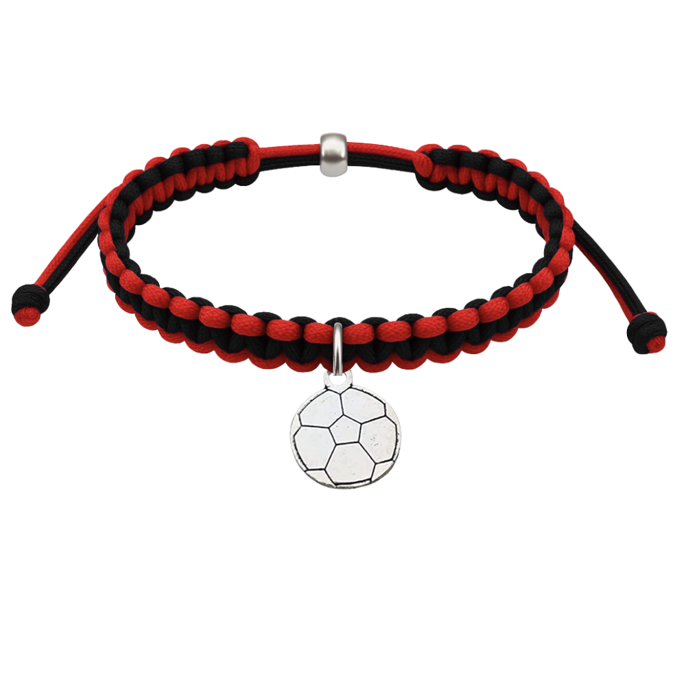 Multi Colored Soccer Hanging Charm Bracelet - Pick Colors & Charms