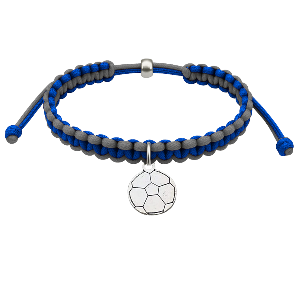 Multi Colored Soccer Hanging Charm Bracelet - Pick Colors & Charms