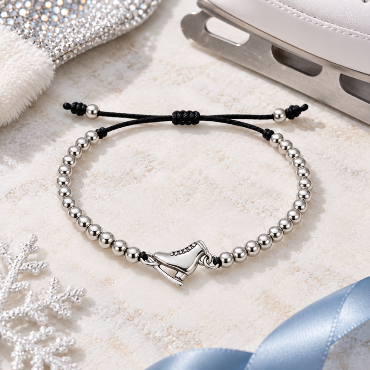 Skating Adjustable Charm Bracelet