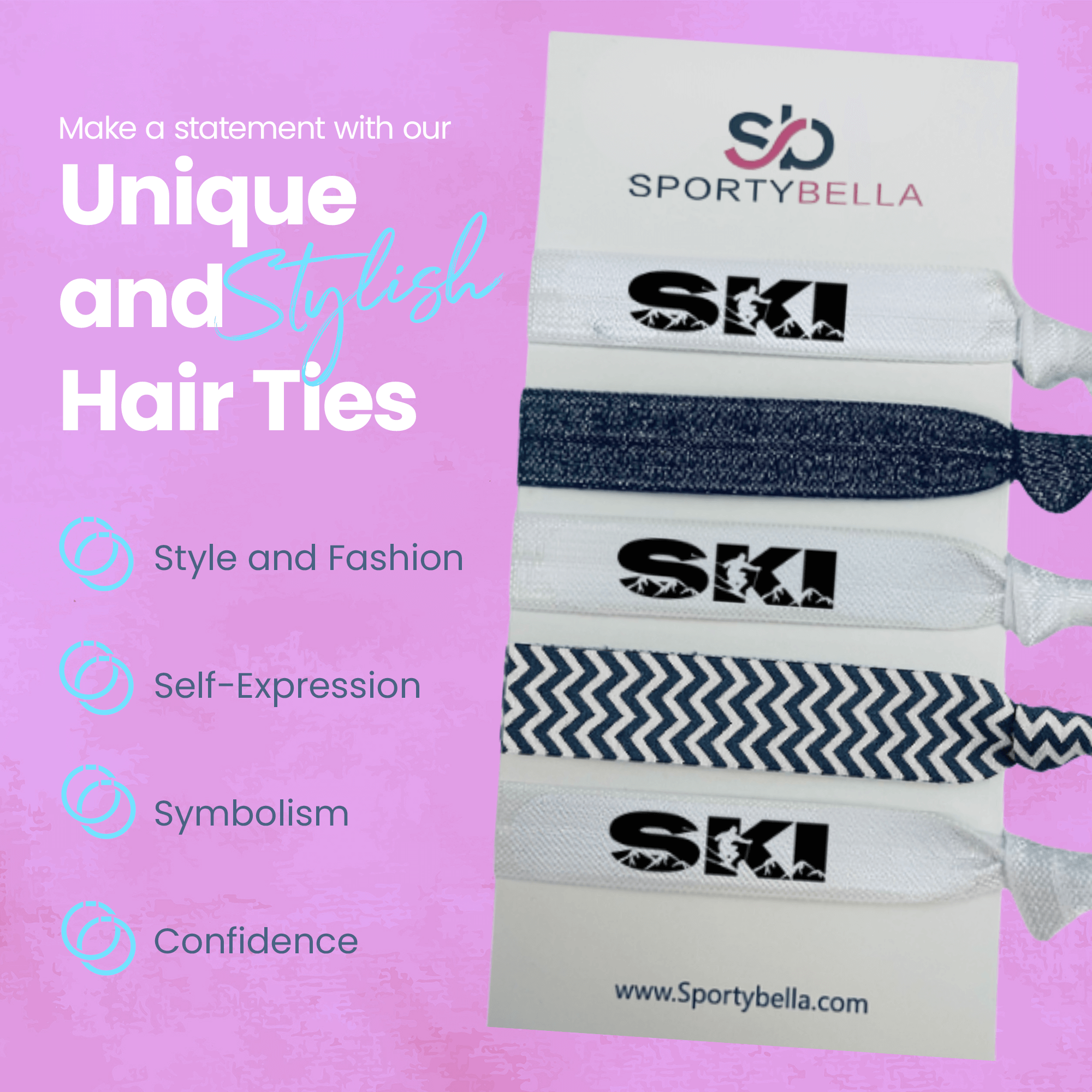 Ski Hair Ties