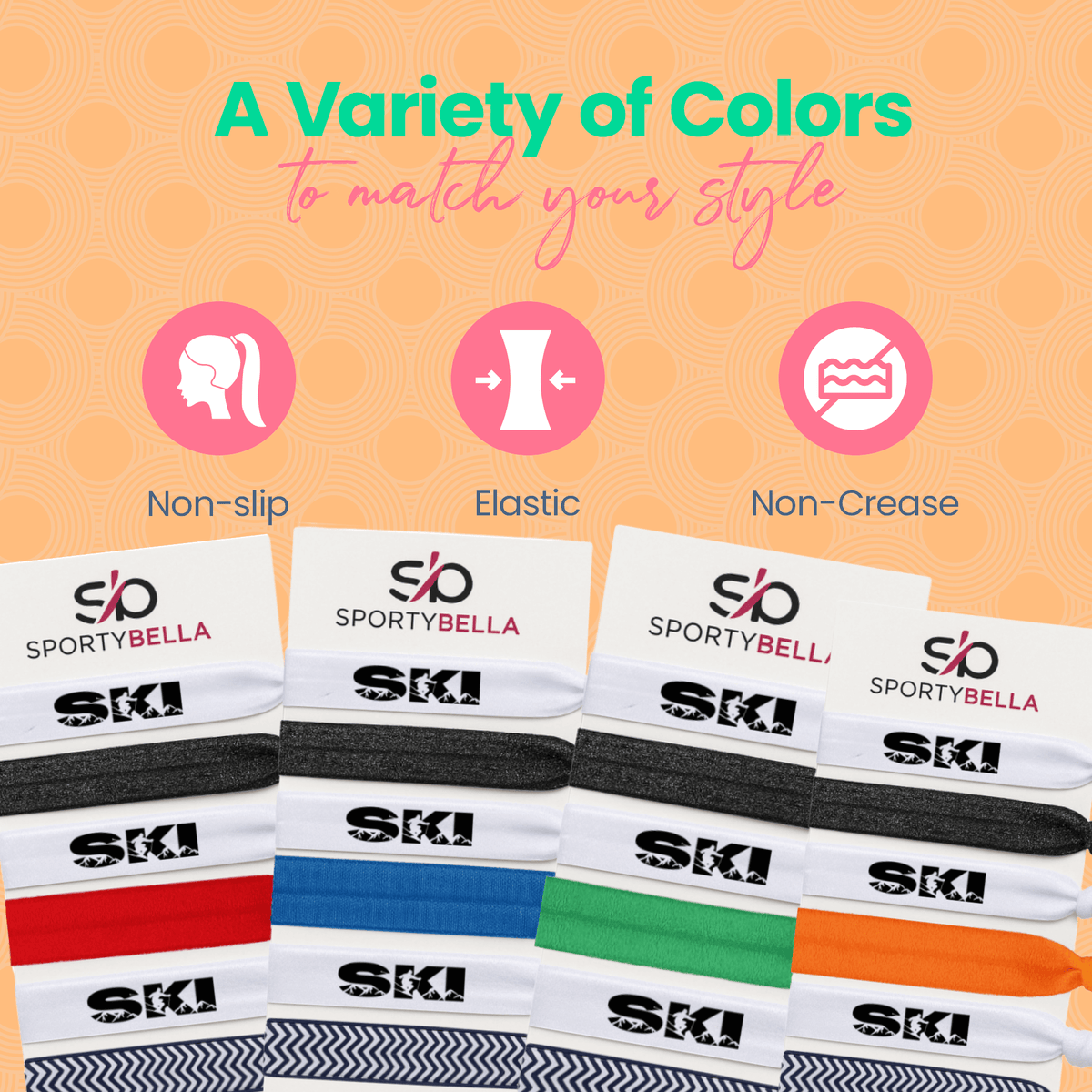 Ski Hair Ties