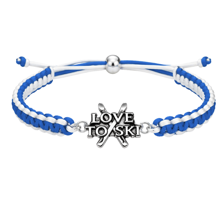 Ski Multi Colored Connector Rope Bracelet