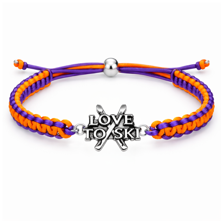 Ski Multi Colored Connector Rope Bracelet