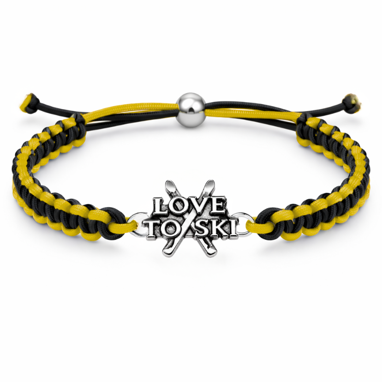 Ski Multi Colored Connector Rope Bracelet