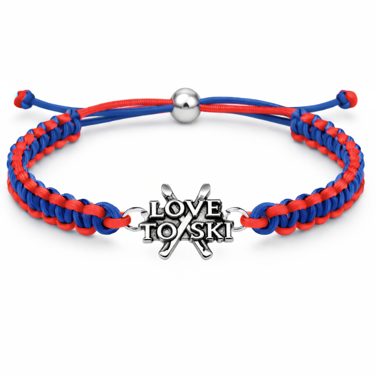 Ski Multi Colored Connector Rope Bracelet