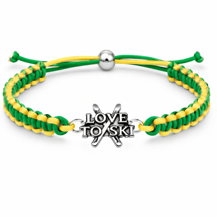 Ski Multi Colored Connector Rope Bracelet