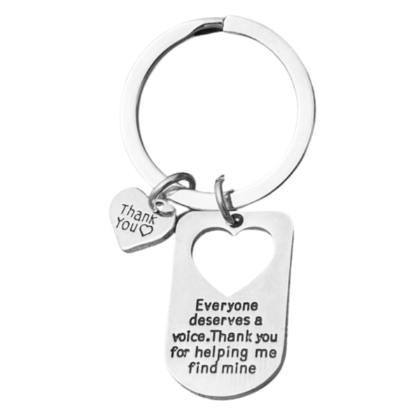 Speech Therapist Keychain - Speech Pathology Language