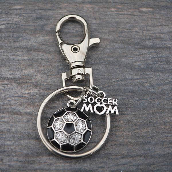 Soccer Mom Zipper Pull Keychain