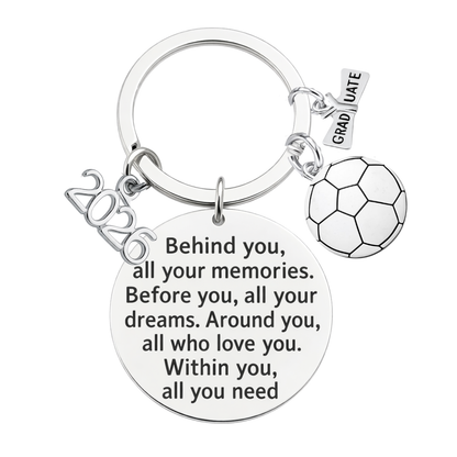 2026 Sports Graduation Keychain -Memories