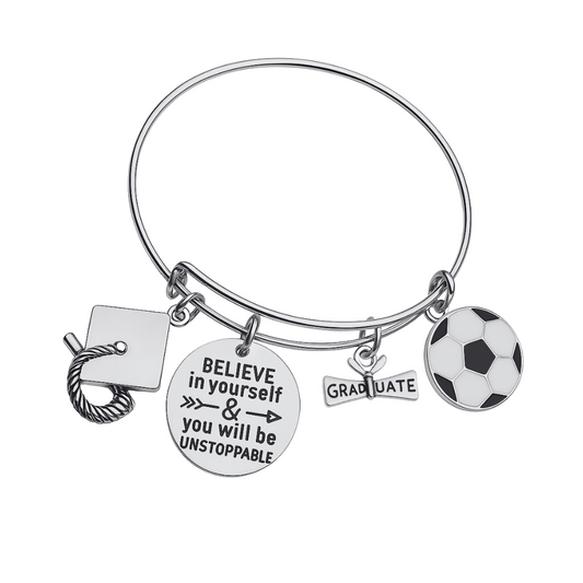 Soccer Graduation Bracelet- Pick Style