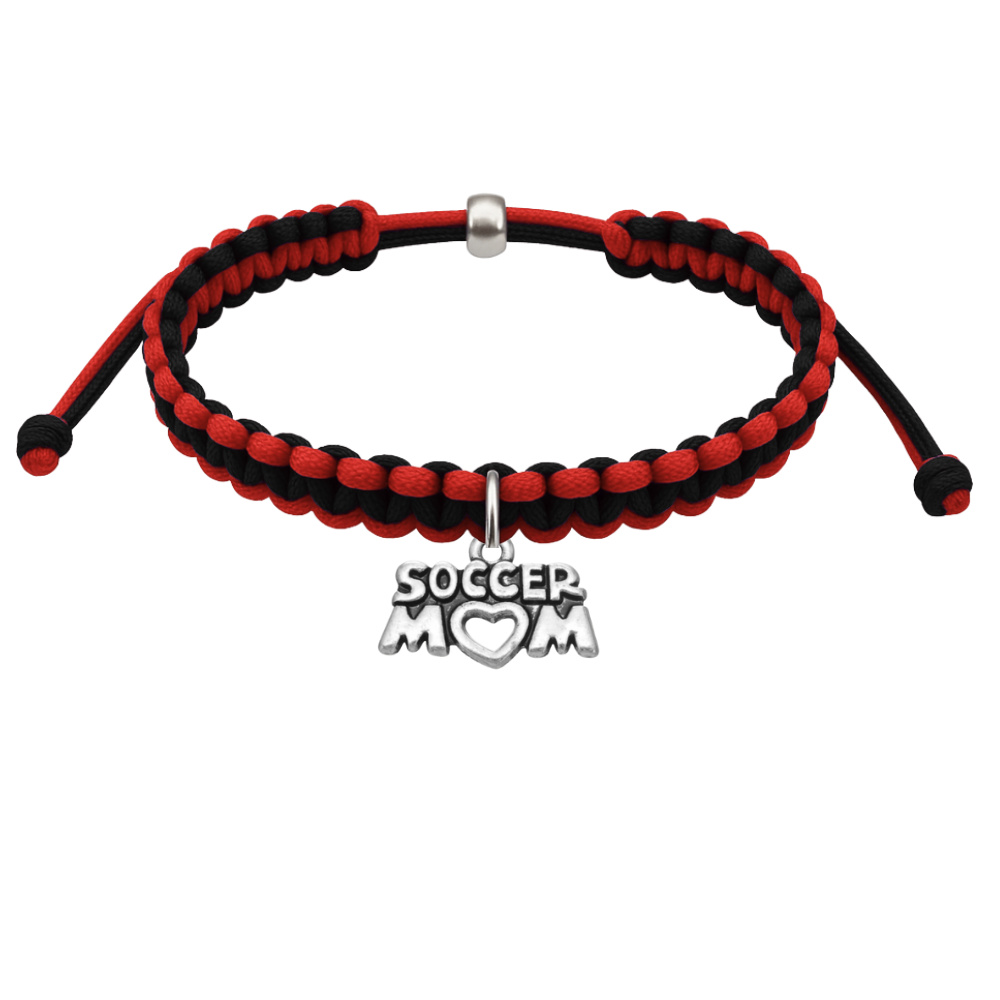 Multi Colored Soccer Hanging Charm Bracelet - Pick Colors & Charms