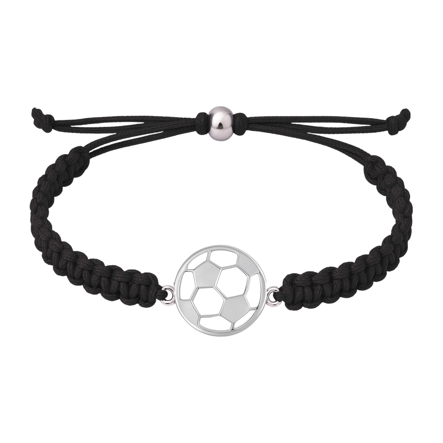 Soccer Stainless Steel Rope Bracelet - Pick Color