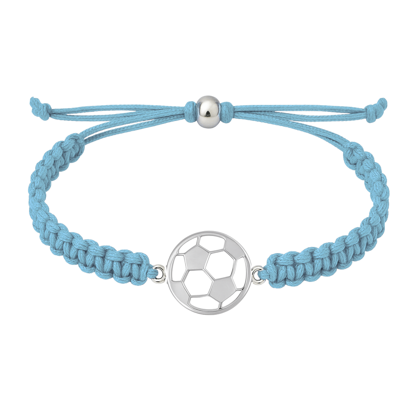 Soccer Stainless Steel Rope Bracelet - Pick Color