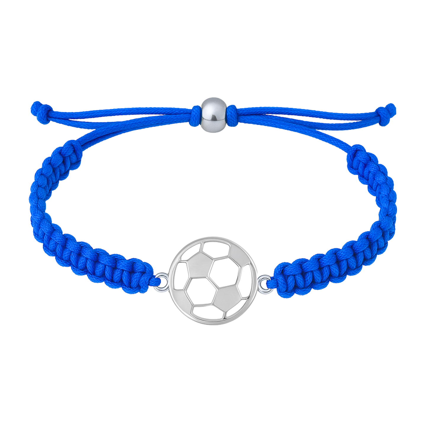 Soccer Stainless Steel Rope Bracelet - Pick Color