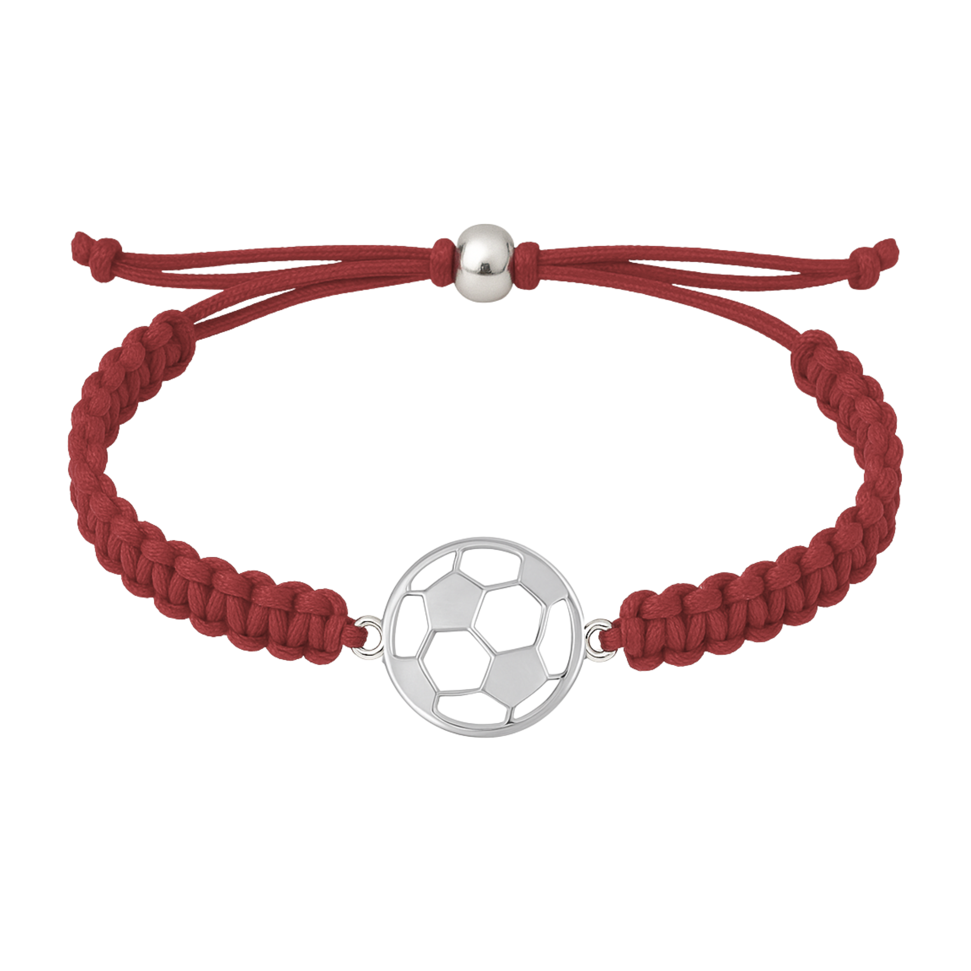 Soccer Stainless Steel Rope Bracelet - Pick Color