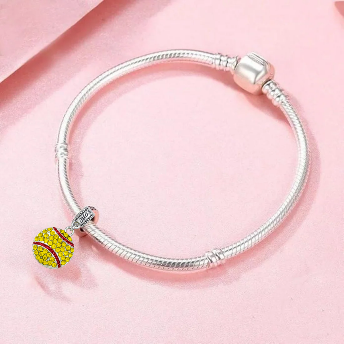 Softball Charm Bead - Pick Style