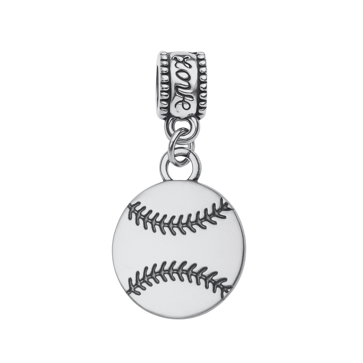 Softball Charm Bead - Pick Style