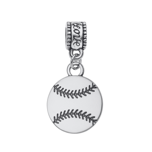 Softball Charm Bead - Pick Style