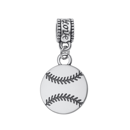 Softball Charm Bead - Pick Style