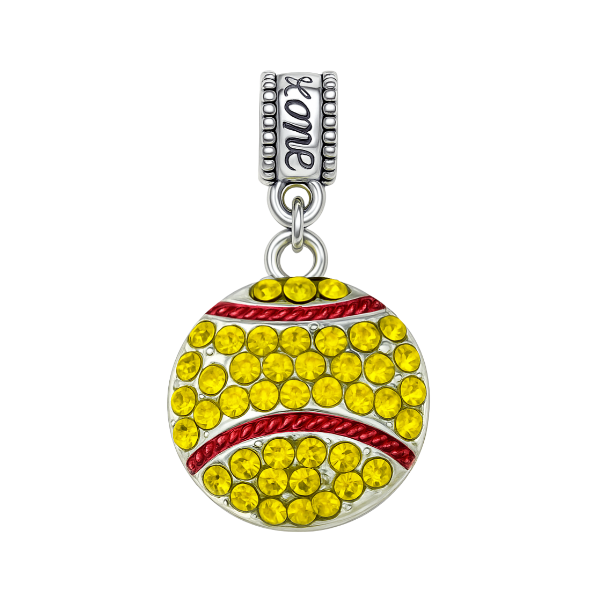 Softball Charm Bead - Pick Style